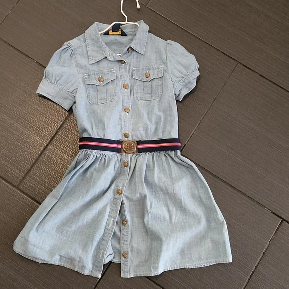 Polo Ralph Lauren | Dresses | Girls Polo Ralph Lauren Denim Belted Dress |  Poshmark